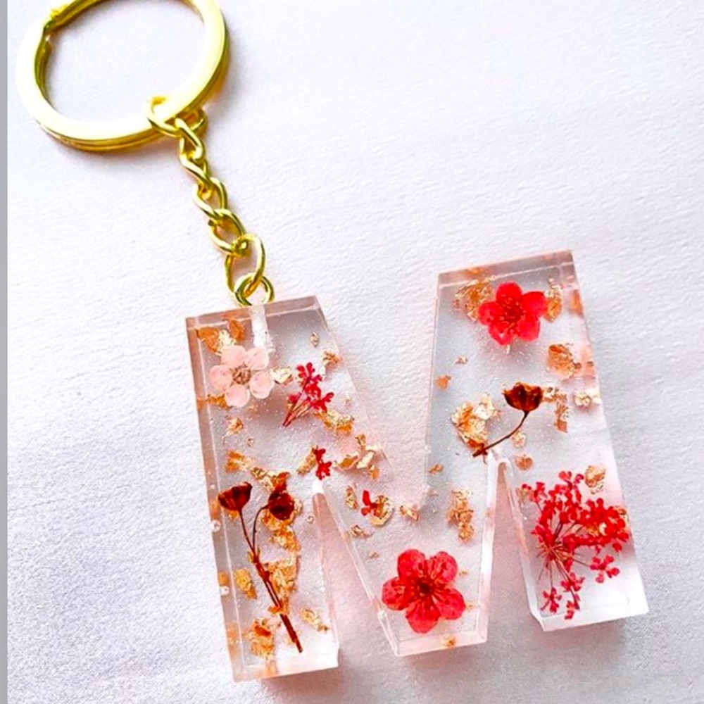Customizable letter key chains!